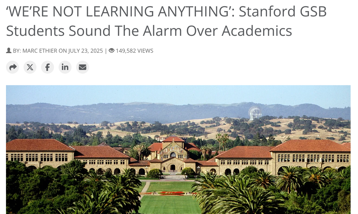 Beyond the Headlines: What Stanford GSB Students are *Really* Saying