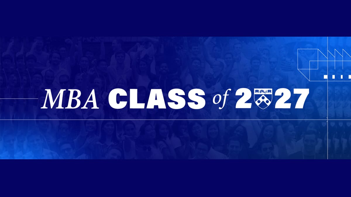 Wharton's MBA Class of 2027: What's New, What's Not?